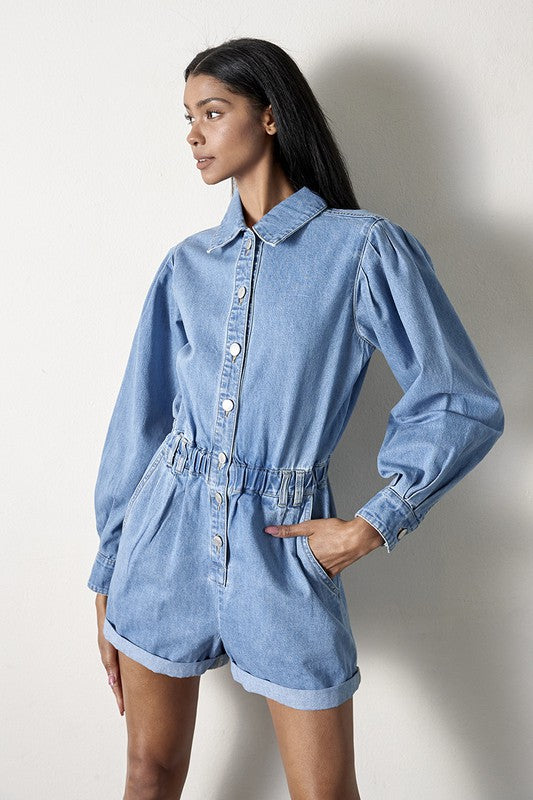 VINTAGE SHORT ROMPERVINTAGE SHORT ROMPER100% COTTON(SIZE S)WAIST - 26 1/2"HIP - 42"FRONT RISE - 13 1/2"LEG OPENING - 25 1/2"INSEAM - 2"*Model wear size S*MODELHEIGHT 5'10"WAIST 25"HIPS 