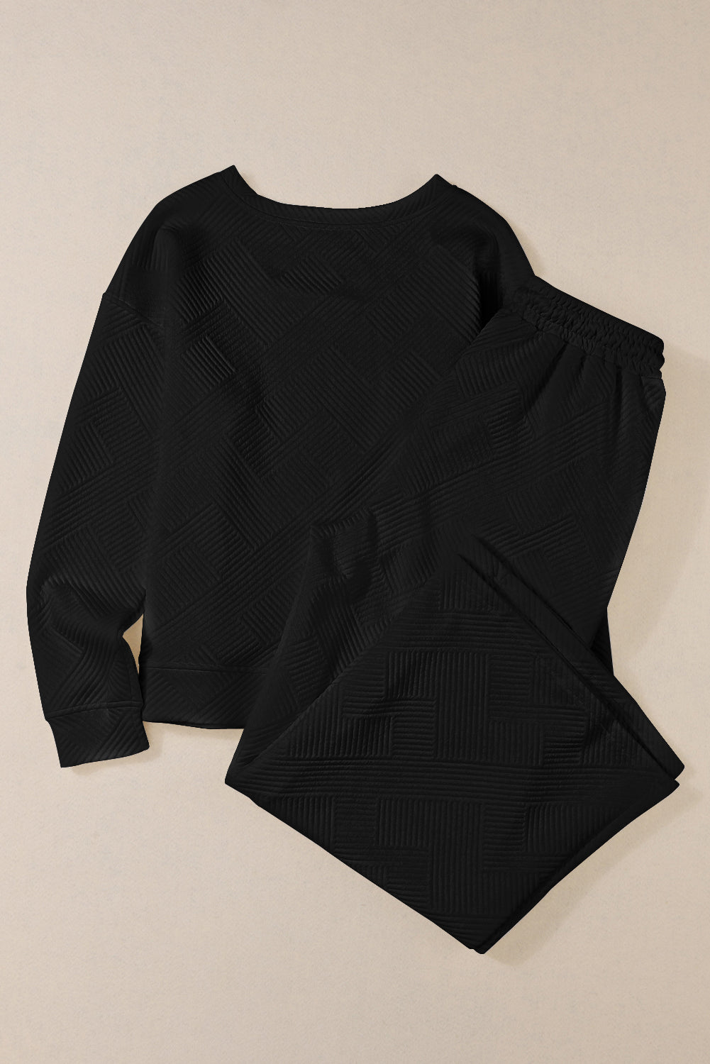 Red Dahlia Textured Loose Slouchy Long Sleeve Top and Pants SetMaterial:95%POLYESTER+5%ELASTANE



		Our Gray Textured Loose Slouchy Long Sleeve Top and Pants Set, a comfortable and stylish ensemble that is perfect for loungin