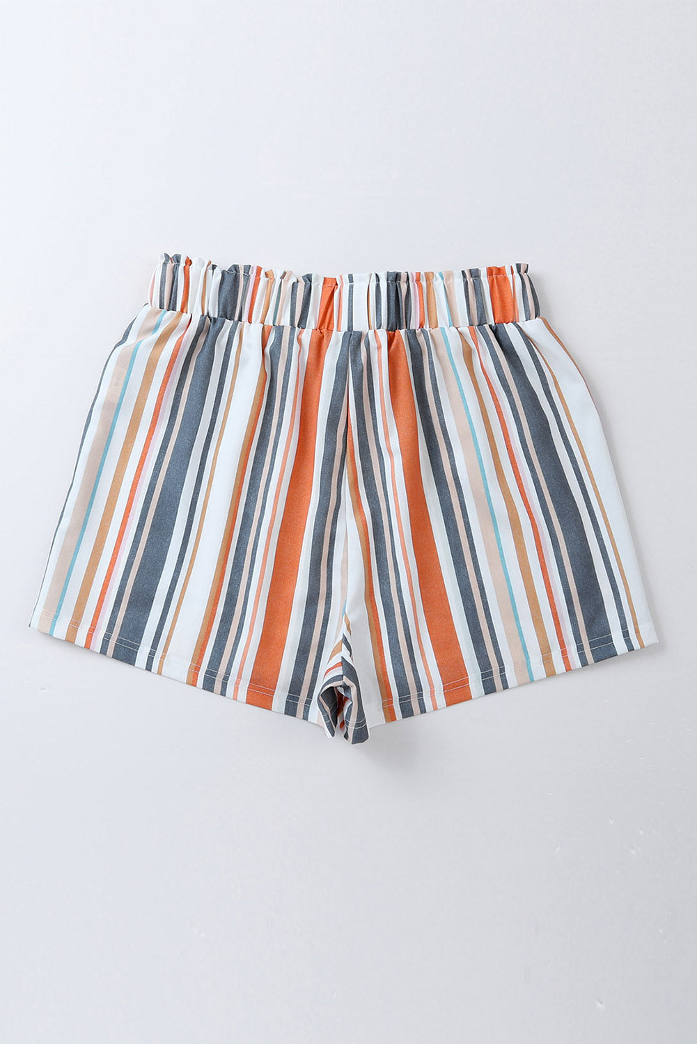 Stripe Vintage Washed Elastic Waist ShortsMaterial:100%Polyester



		You will be flooded
with compliments in our unique Vintage Washed Elastic Waist Striped Shorts
	
	
		We are loving the
paperbag st