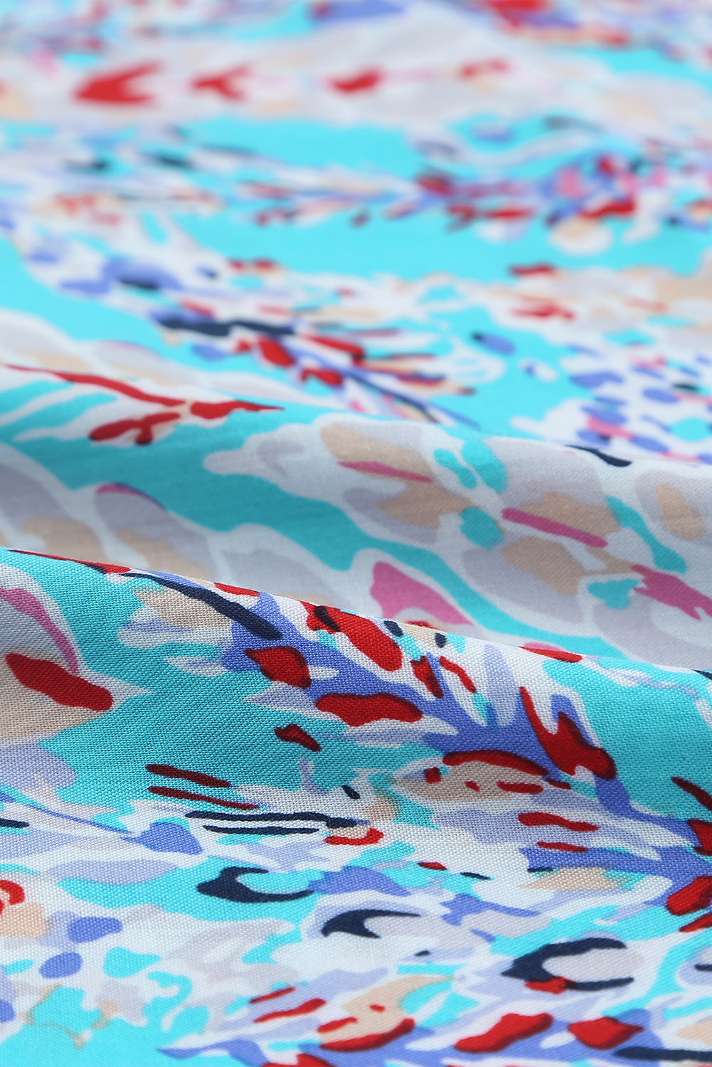 Abstract Botanic Print Wrap V Neck Short Sleeve Maxi DressMaterial:100%Viscose



		•The wrap style makes it a flattering and comfortable option for all body types.
	
	
		•The short sleeves make it ideal for warmer wea