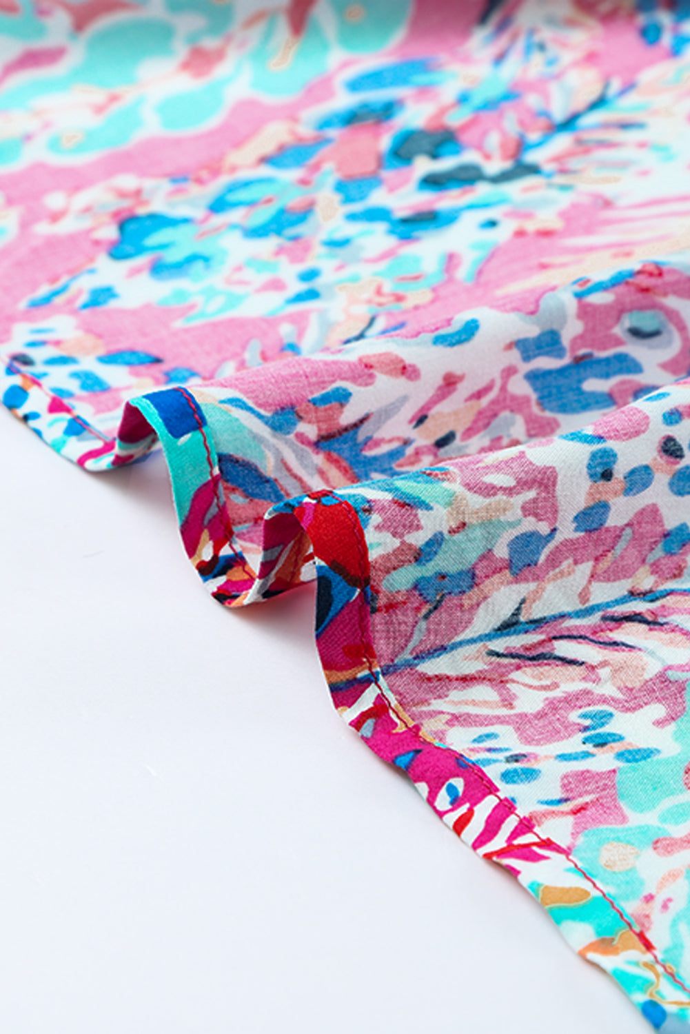 Abstract Botanic Print Wrap V Neck Short Sleeve Maxi DressMaterial:100%Viscose



		•The wrap style makes it a flattering and comfortable option for all body types.
	
	
		•The short sleeves make it ideal for warmer wea