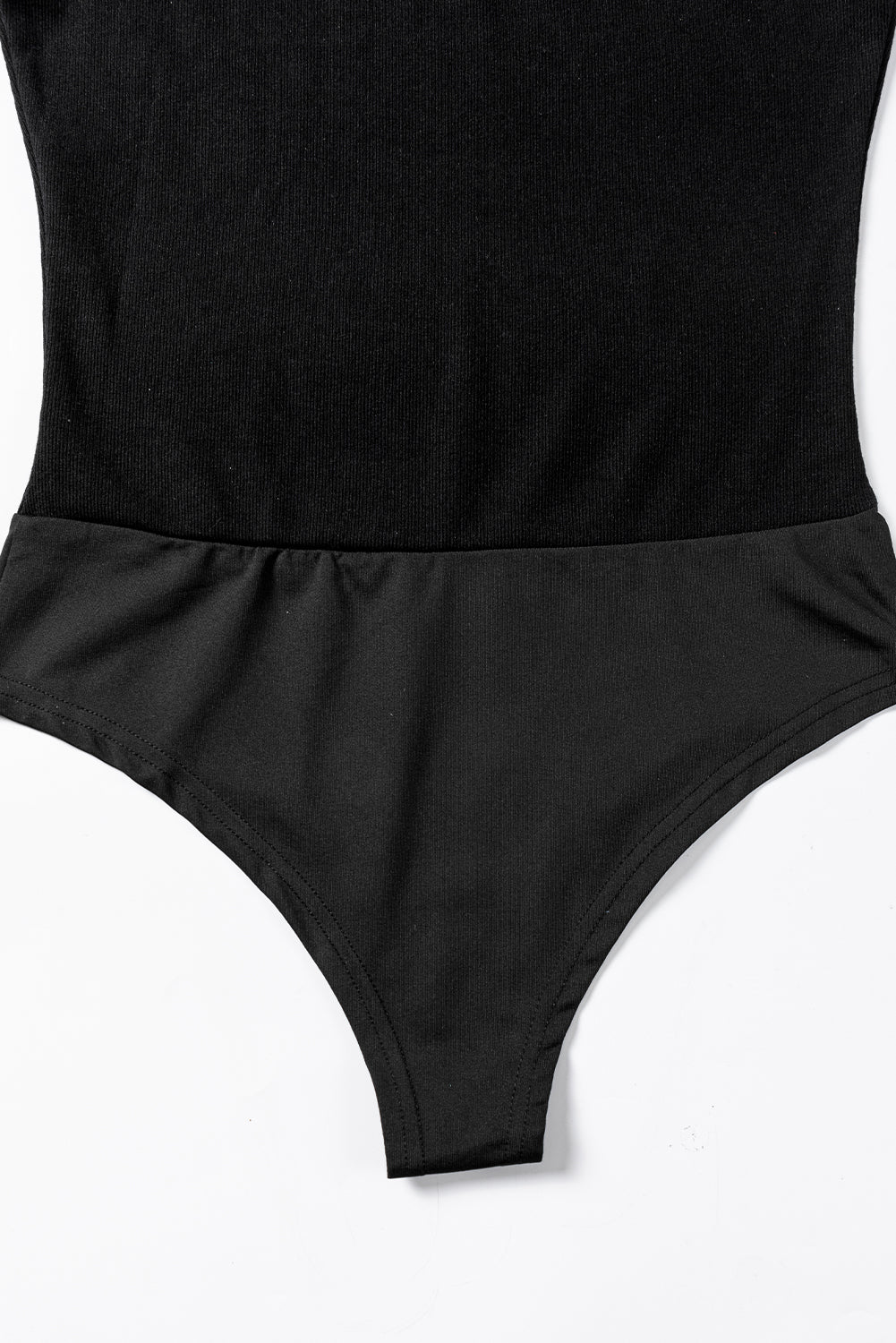 Black Mesh Patchwork Sleeveless Round Neck BodysuitMaterial:70%Polyester+25%Cotton+5%Elastane



		Ignite the allure with this black bodysuit, radiating sexiness and charm in a hot style. 
	
	
		The mesh patchwo