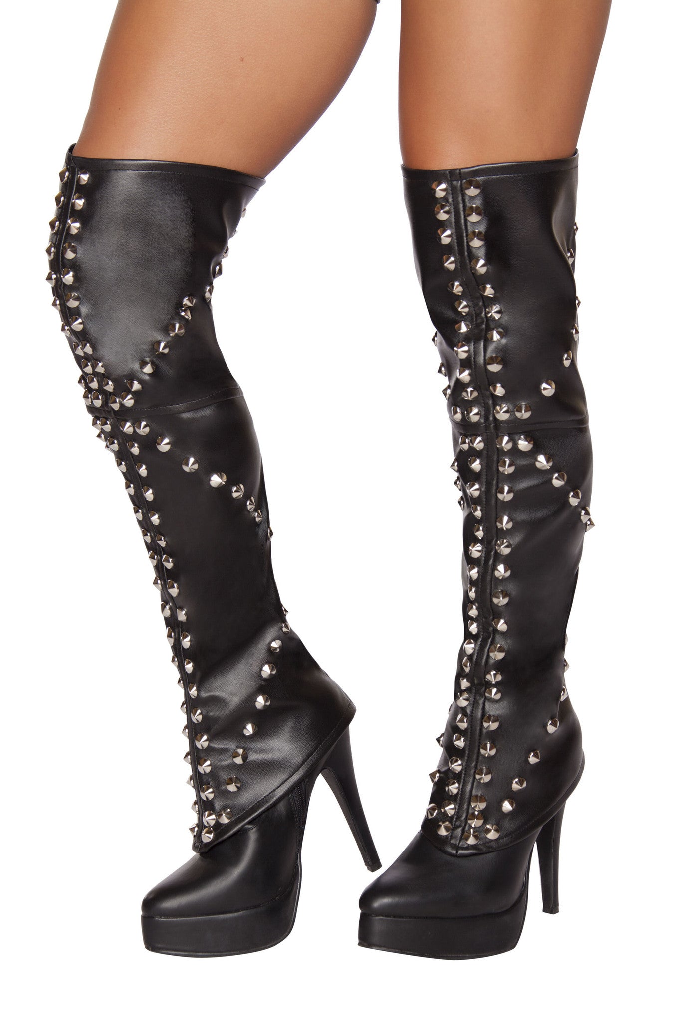 LW4569 Spike Studded LeggingsSpike Studded Leggings
