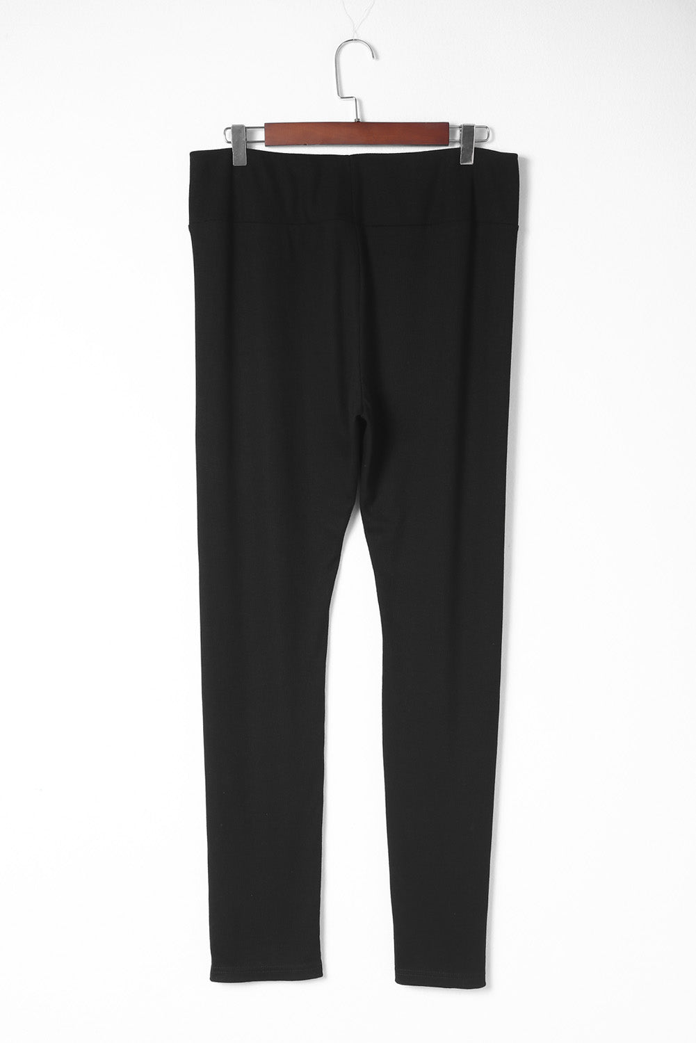Black Casual Slit Rib Knit High Waisted LeggingsMaterial:65%Polyester+30%Viscose+5%Elastane



		Every tall girl needs a go-to pair of tall leggings to pair with every casual outfit
	
	
		Crafted with cozy ri