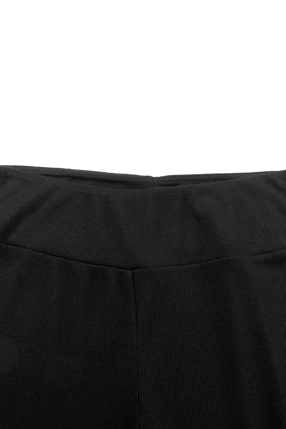 Black Casual Slit Rib Knit High Waisted LeggingsMaterial:65%Polyester+30%Viscose+5%Elastane



		Every tall girl needs a go-to pair of tall leggings to pair with every casual outfit
	
	
		Crafted with cozy ri