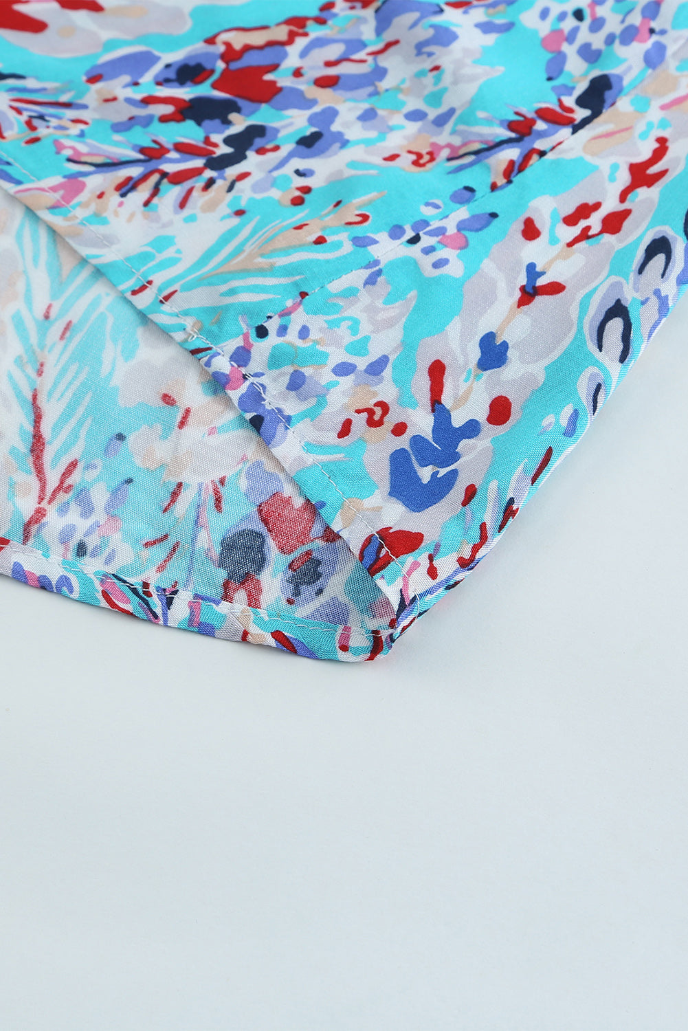 Abstract Botanic Print Wrap V Neck Short Sleeve Maxi DressMaterial:100%Viscose



		•The wrap style makes it a flattering and comfortable option for all body types.
	
	
		•The short sleeves make it ideal for warmer wea